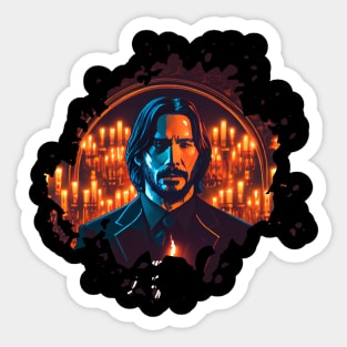 john wick Sticker